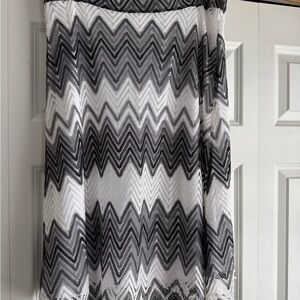 Chevron Patterned Skirt
